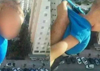 Homem é preso por balançar um bebê de uma janela no 15º andar apenas pela camiseta a fim de ganhar likes no Facebook