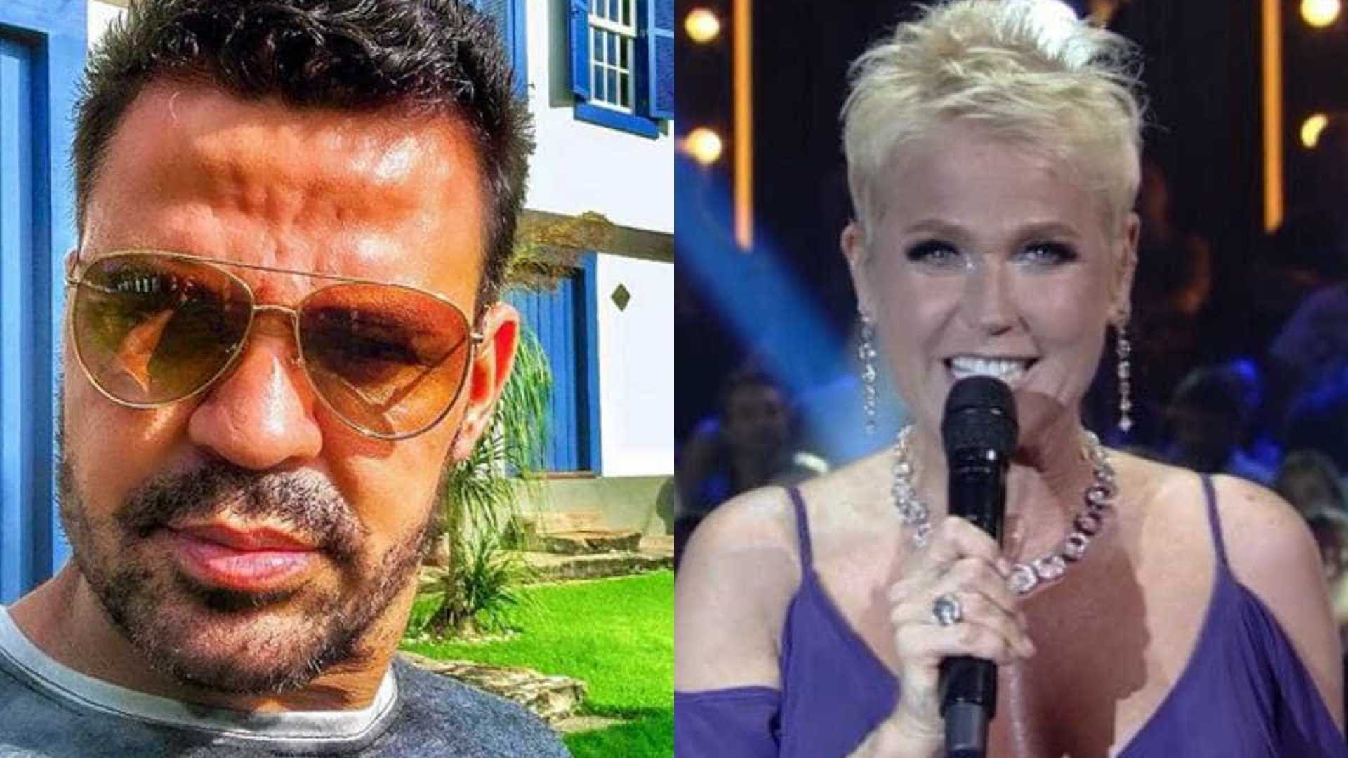 Xuxa sai do palco e se recusa a cumprimentar Eduardo Costa