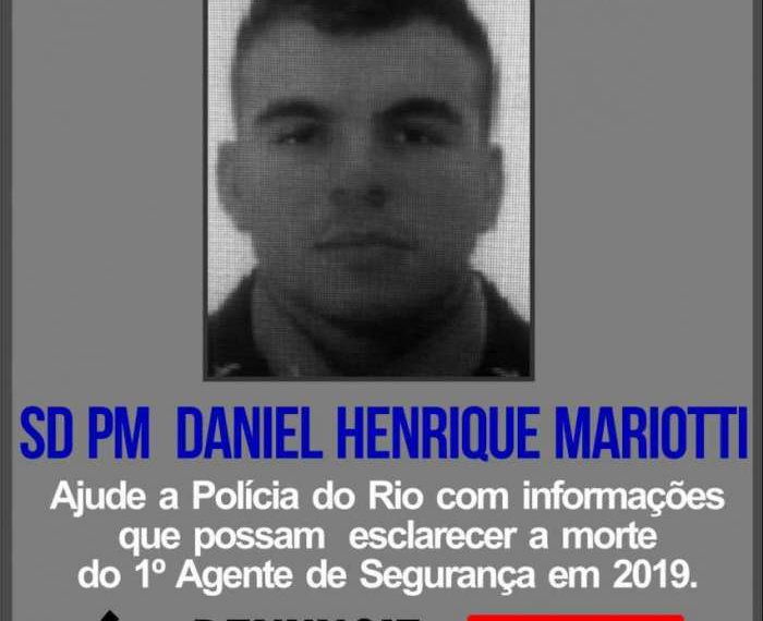 Disque-Denúncia pede informações sobre primeira morte de PM em 2019
