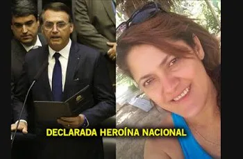 Bolsonaro declara professora que salvou crianças em creche como Heroína Nacional.