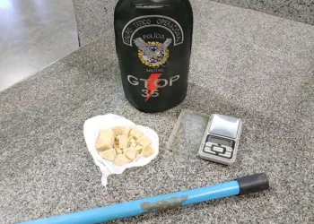 Mulher é presa por bater em policial durante revista ao filho