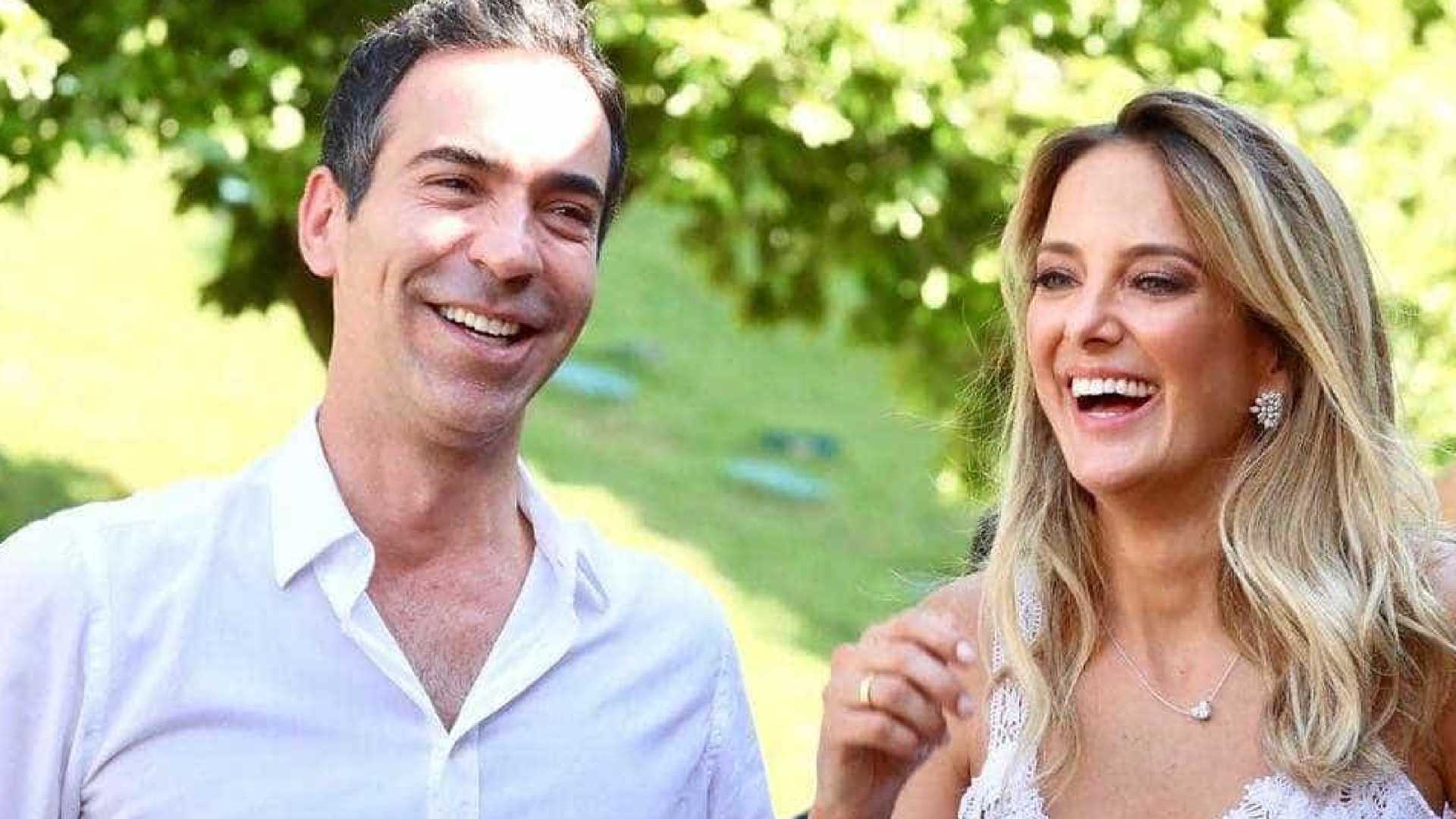 Ticiane Pinheiro está grávida do 1º filho com César Tralli