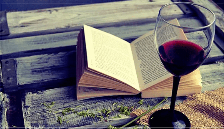 Um bom livro e um bom vinho são melhores do que muita gente