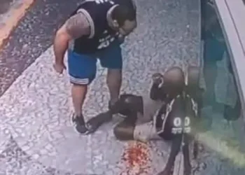 ESTÁ NA CADEIA O COVARDE QUE AGREDIU IDOSO