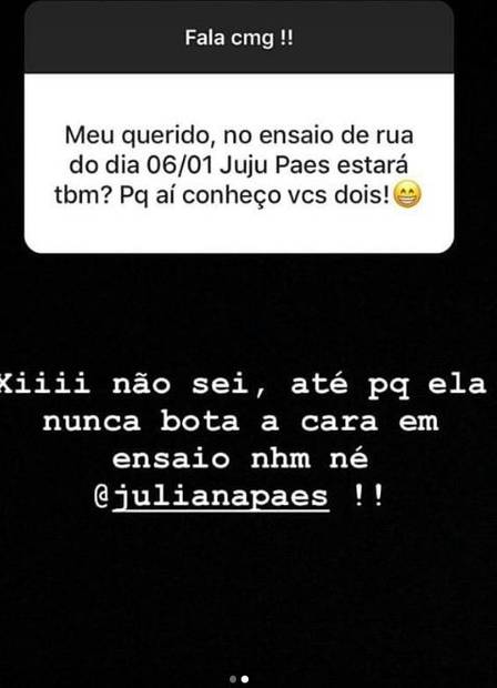 Juliana Paes irrita integrantes da Grande Rio por não aparecer nos ensaios da escola