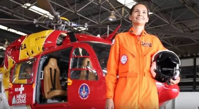 Quem é a pilota dos Bombeiros que fez resgate incrível em Brumadinho