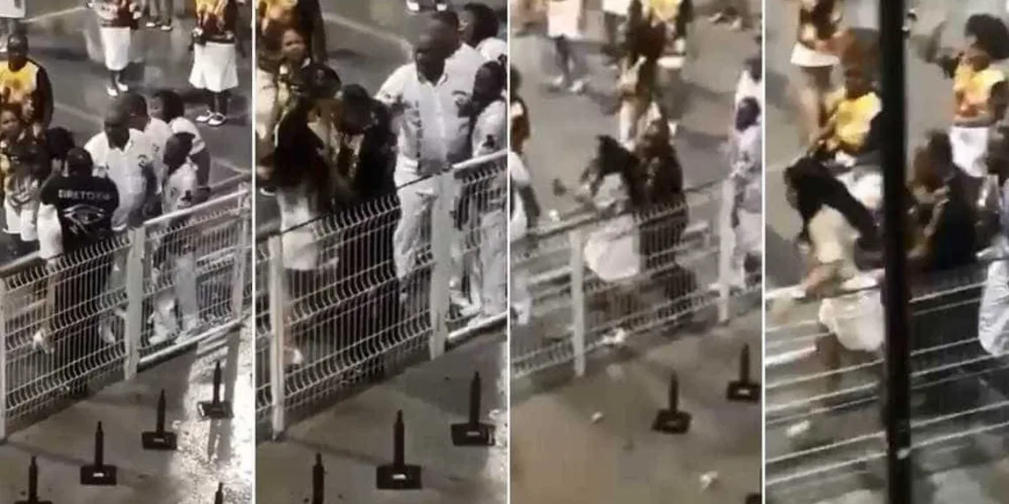 INTEGRANTE DE ESCOLA DE SAMBA AGRIDE MULHER EM ENSAIO NA AVENIDA