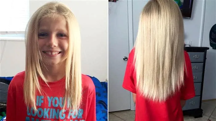 Mesmo sofrendo bullying, menino deixa cabelo crescer para fazer perucas a crianças com câncer
