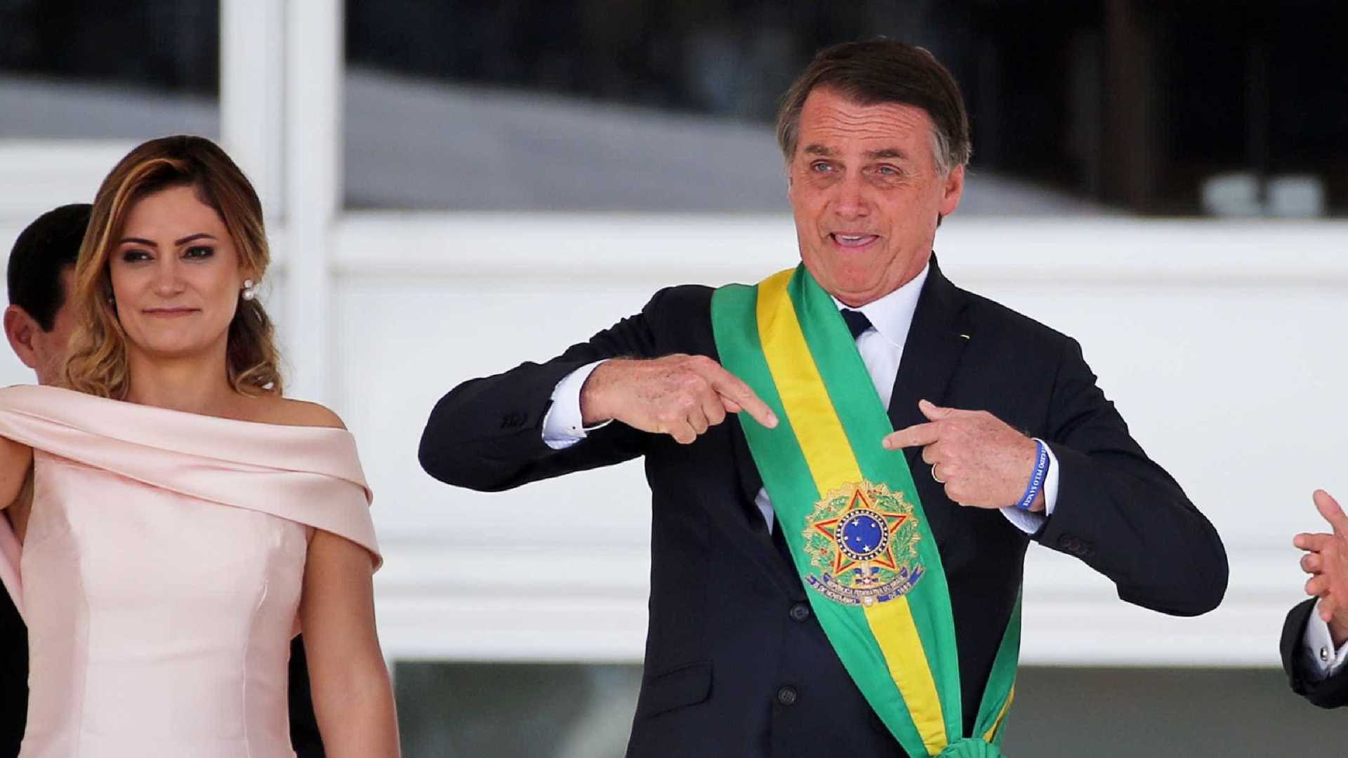 Pulseira que Bolsonaro usou na posse é revelada