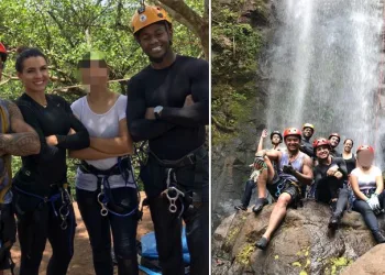 Grupo vai fazer rapel em cachoeira e acaba salvando jovem que ia se matar…