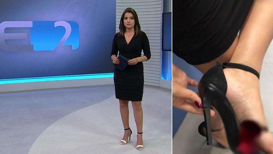 Apresentadora da Globo passa sufoco  ao vivo durante jornal