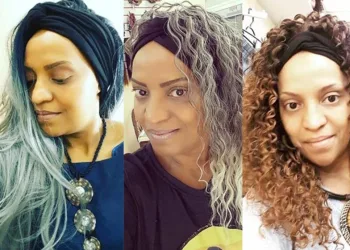 Brasileira lança turbante com cabelo para pessoas com câncer