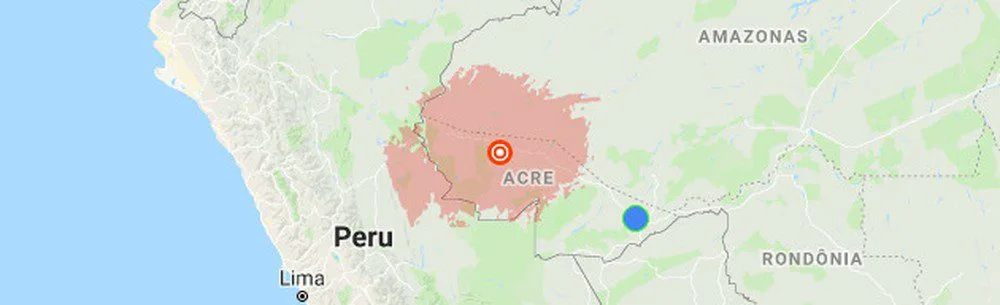 Terremoto de 6,8 é sentido em cidade no interior do Acre