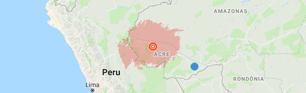 Terremoto de 6,8 é sentido em cidade no interior do Acre