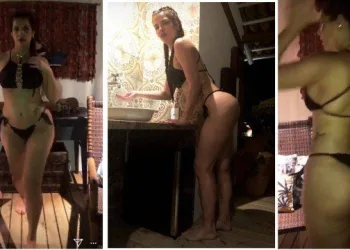 VANESSA DA MATA EXIBE O BUMBUM DE BIQUÍNI FIO DENTAL NA WEB: ‘ESTAVA COM CALOR’