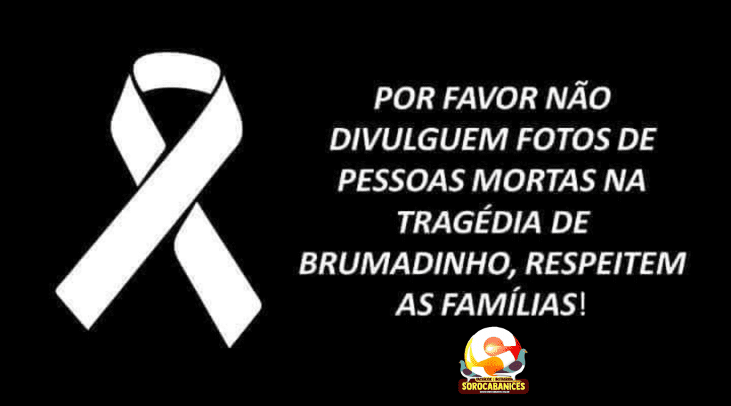 Campanha para NÃO exposição de corpos das vítimas de Brumadinho nas redes sociais