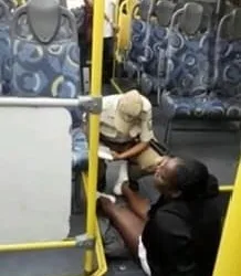 PASSAGEIRA FICA FERIDA NUM ÔNIBUS EM GUARATIBA