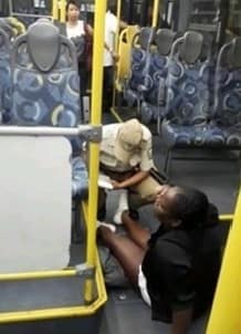 PASSAGEIRA FICA FERIDA NUM ÔNIBUS EM GUARATIBA