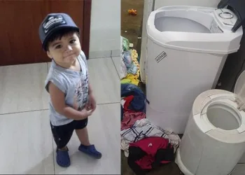 Sempre alerta: Bebê de dois anos morre afogado ao cair em máquina de lavar