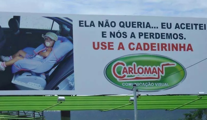 “Ela não queria…” Pais criam campanha para a importância do uso da cadeirinha
