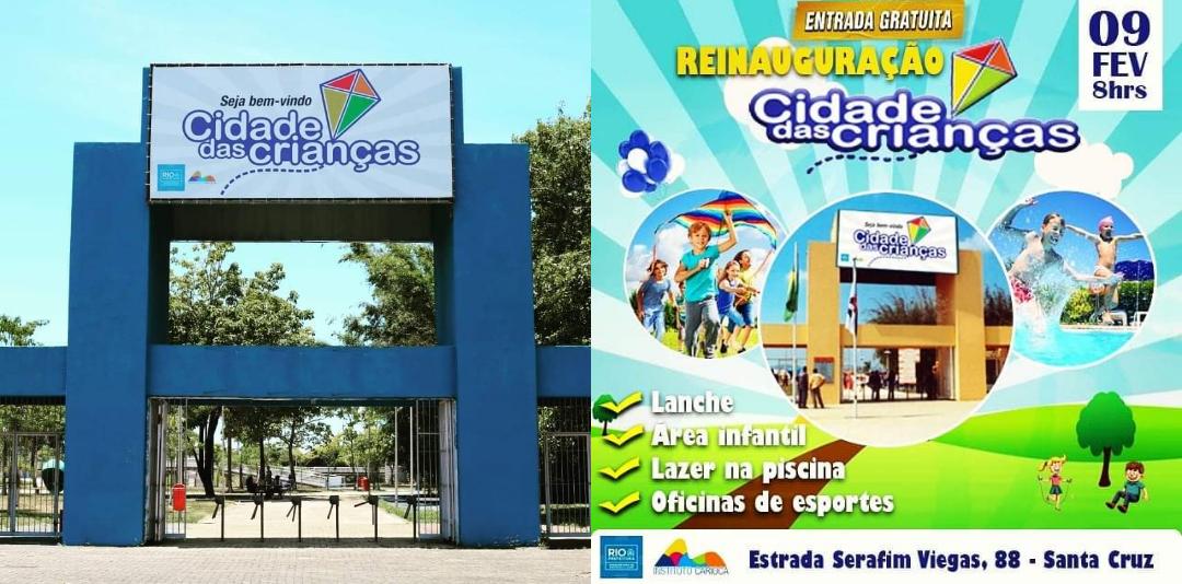 Cidade das Crianças, em Santa Cruz, será reinaugurada neste sábado (09)