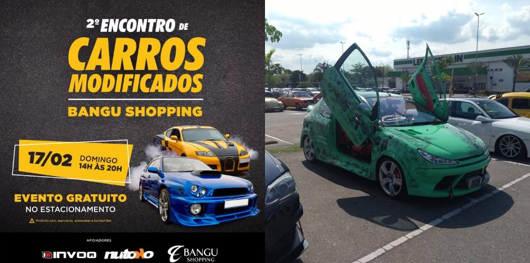Shopping na Zona Oeste recebe 2º Encontro de Carros Modificados neste domingo (17)