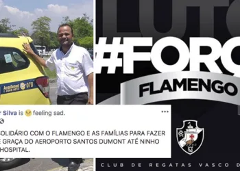 Taxista vascaíno oferece corridas de graça para famílias de vítimas do incêndio no CT do Flamengo