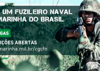 Marinha abre 960 vagas para o Curso de Formação de Soldados Fuzileiros Navais
