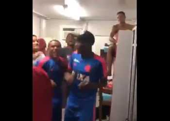 Vídeo mostra alegria no alojamento do Flamengo antes do incêndio