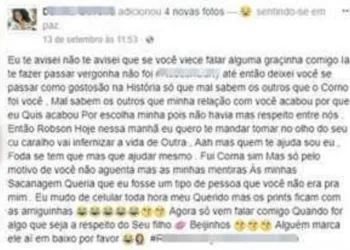 Mulher trai namorado e posta as fotos com outro em motel no seu perfil “eu te avisei”; Vejam as fotos!