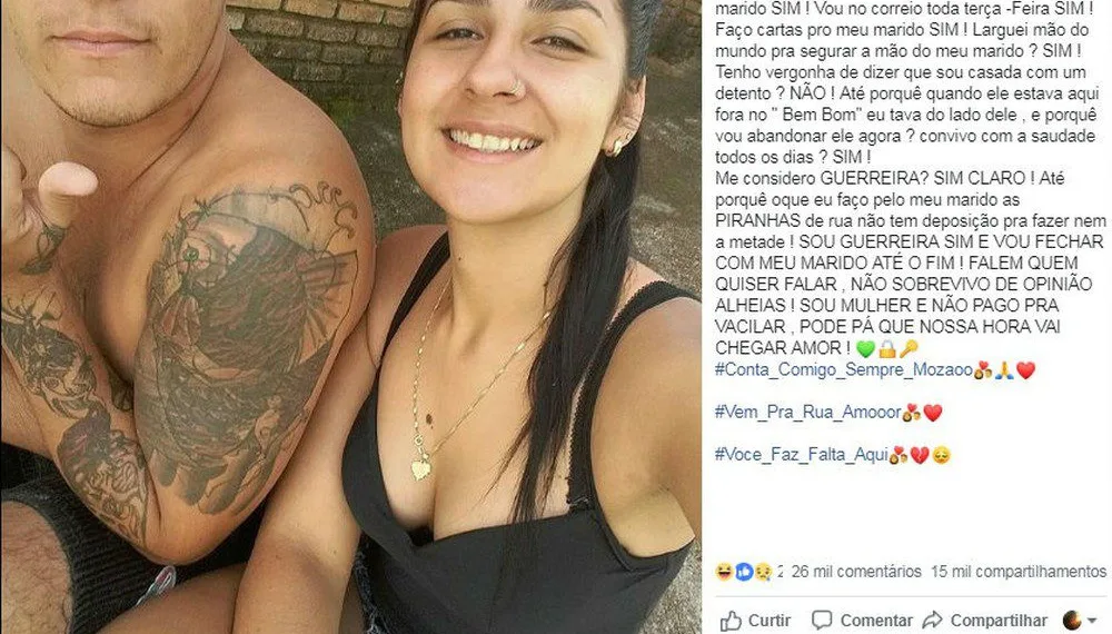 fotos da jovem morta pelo companheiro durante visita íntima na prisão( imagens fortes)