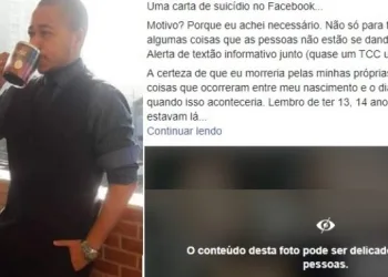 Outra vida perdida: O que podemos aprender com cartas de suicídio no Facebook?