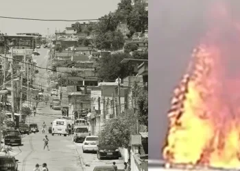Fogo em comunidade no RJ deixa população em pânico