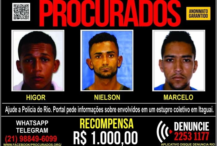 Suspeito de estupro coletivo em Itaguaí se entrega