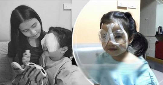 Menina de 4 anos quase perde a visão devido uso excessivo do celular
