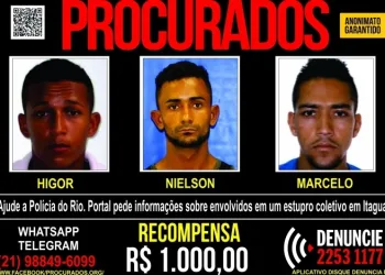 Disque Denúncia divulga cartaz sobre procurados por estupro de menina em Itaguaí