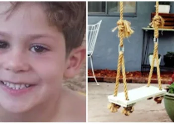 Menino morre ao ficar com o pescoço enrolado em balanço de brinquedo; alerta aos pais