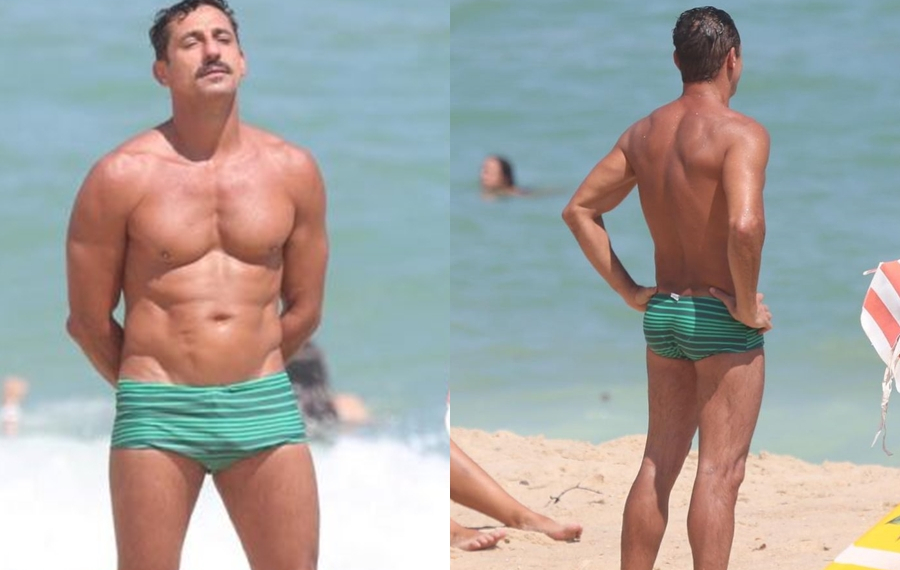 Galã global é flagrado aos beijos com outro homem em camarote no RJ