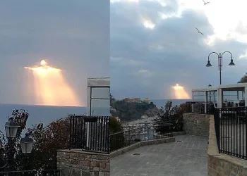 Homem registra imagem semelhante a Jesus entre nuvens
