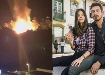 Cidade cenográfica de novela da Globo é devorada por incêndio