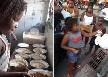 Menina pede para distribuir quentinhas a moradores de rua no seu aniversário de 8 anos no RJ