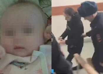 De mau humor, mãe joga filha de 2 anos do 9ª andar e pula também