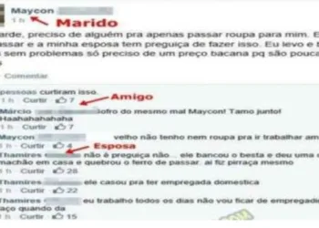 Foi reclamar da esposa no Facebook e passou a pior vergonha da sua vida; Vejam