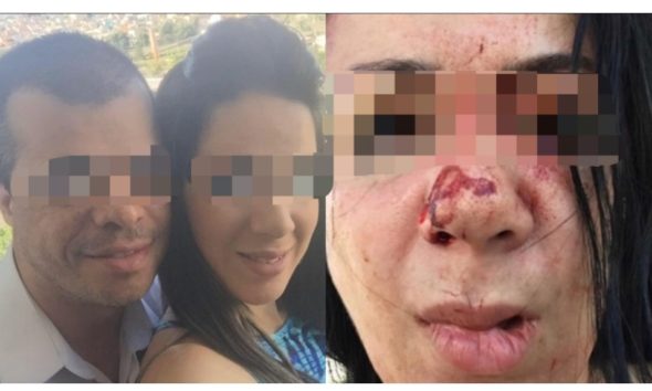 Mulher denuncia que marido pastor lhe espancou na frente dos filhos e fugiu