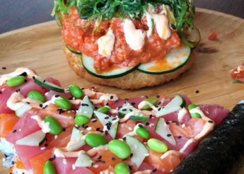 SUSHI EM FORMATO DE PIZZA, DONUT E HAMBÚRGUER? ESTE RESTAURANTE TEM!