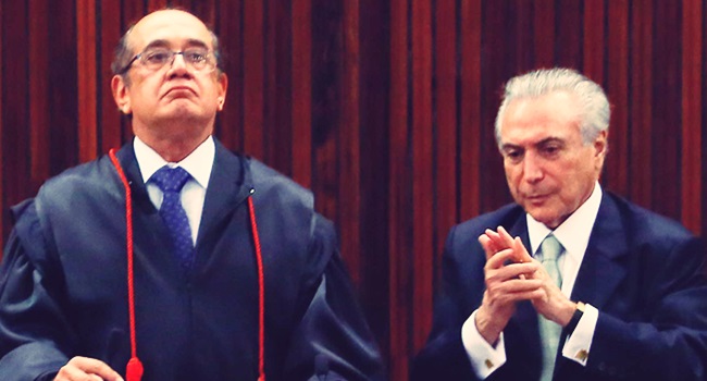 Internautas criam o Bolão Virtual para saber que horas o Ministro Gilmar Mendes manda soltar o Temer