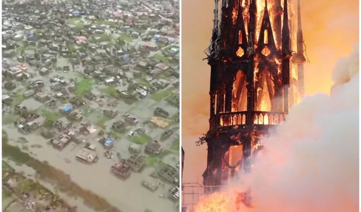 Tragédia na África tem mil mortos e recebe 3x menos dinheiro do que reforma de Notre-Dame
