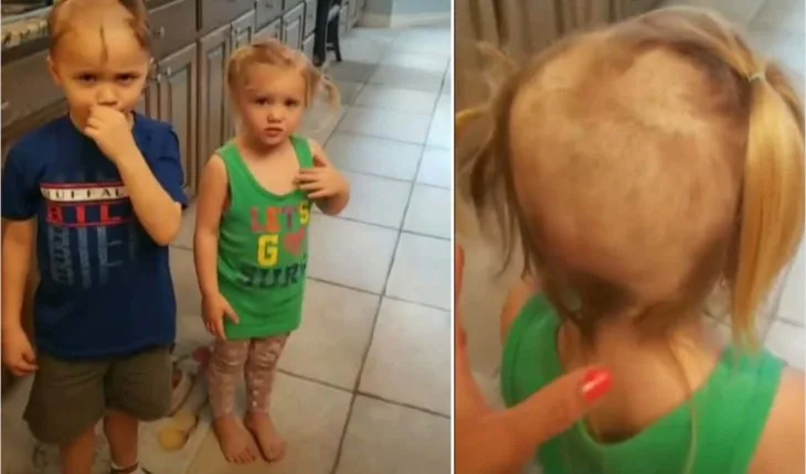 Mãe se desespera ao ver o que houve com o cabelo de seus filhos e fica em choque