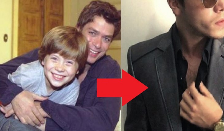 Lembra do Pedro Malta? Ele cresceu e está ainda mais parecido com Fábio Assunção