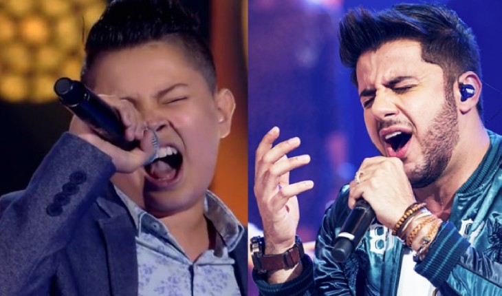Candidato  do The Voice Kids sente espírito de Cristiano Araújo ao vivo e precisa ser tirado do palco